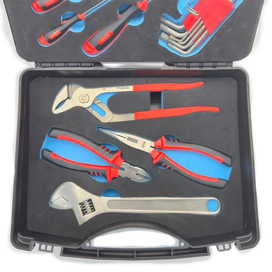 18 Pcs MRI‑Safe Titanium Tool Kit – Non‑Magnetic Tools for MRI Repair