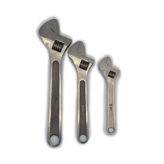 MRI‑Safe Titanium Adjustable Wrench Set (10 inch, 8 Inch, 6 Inch)