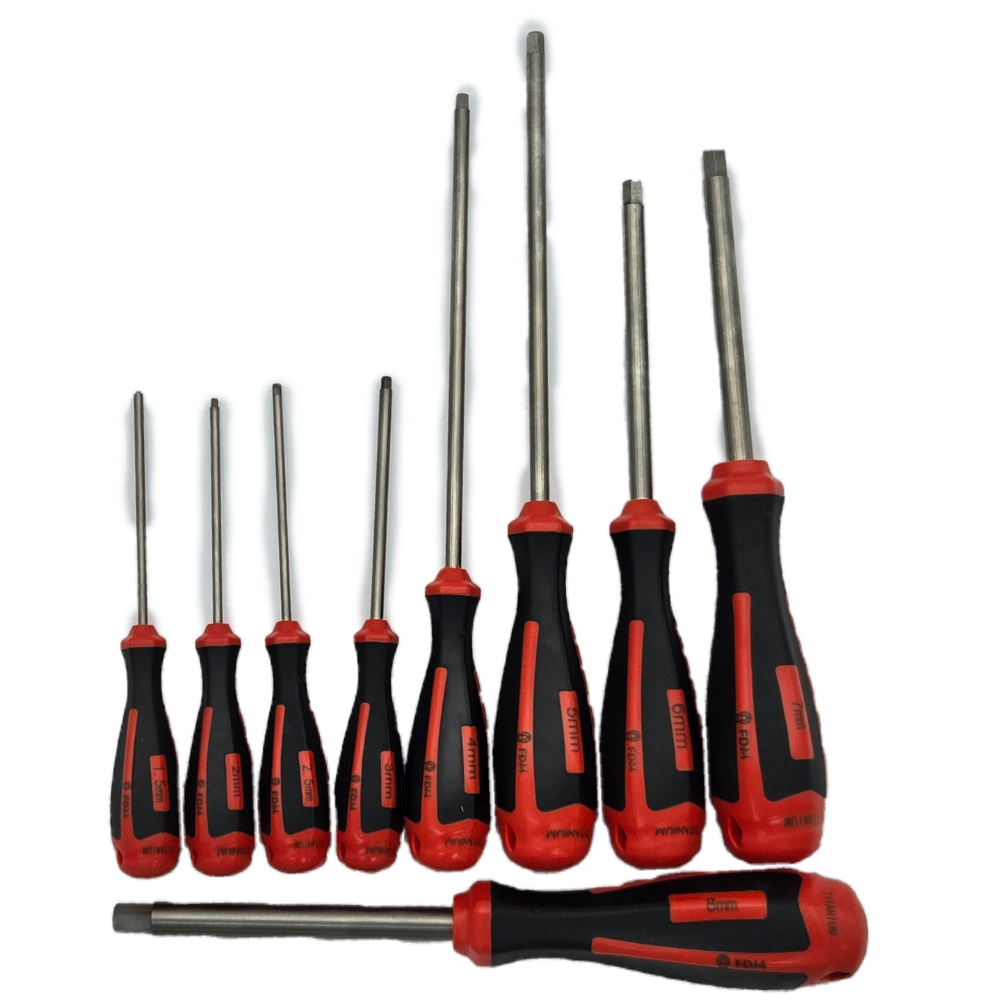 Titanium Metric Allen Screwdriver Handle Set – MRI‑Safe