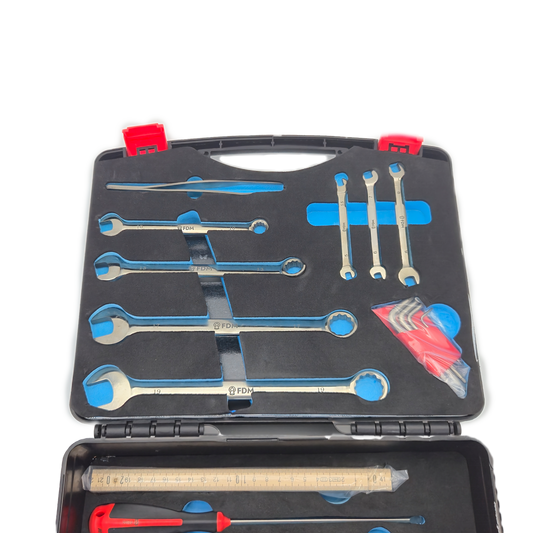 17 + Wooden Ruler Pcs MRI‑Safe Titanium Tool Kit – Non‑Magnetic Tools for MRI Repair