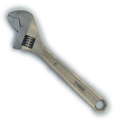 MRI‑Safe Titanium Adjustable Wrench Set (10 inch, 8 Inch, 6 Inch)