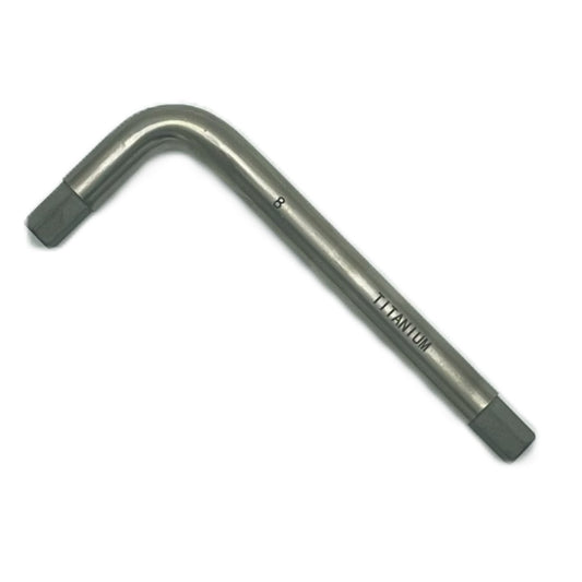 Titanium 12mm Allen (Hex) Key Non-Ferrous, Corrosion Resistant,  Non-Magnetic