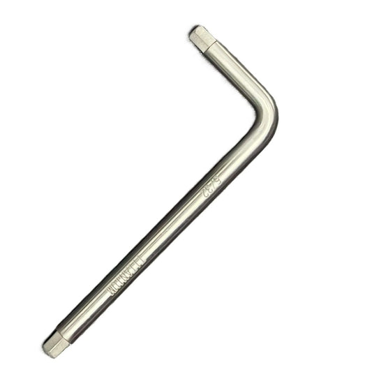 Titanium 5/32" Allen (Hex) Key Non-Ferrous, Corrosion Resistant,  Non-Magnetic