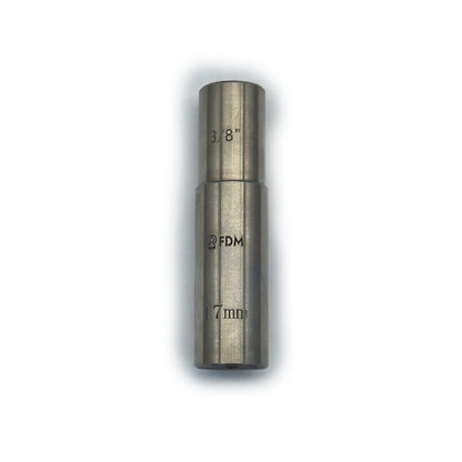 Titanium Socket 3/8" 17mm Deep Non-Ferrous, Corrosion Resistant, Non-Magnetic
