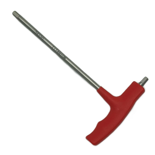 Titanium T Handle Allen Key 5mm Non-Ferrous Non-Magnetic