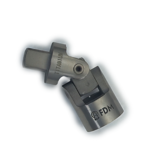 Titanium Universal Joint 3/8 Drive Non-Ferrous, Corrosion Resistant,  Non-Magnetic